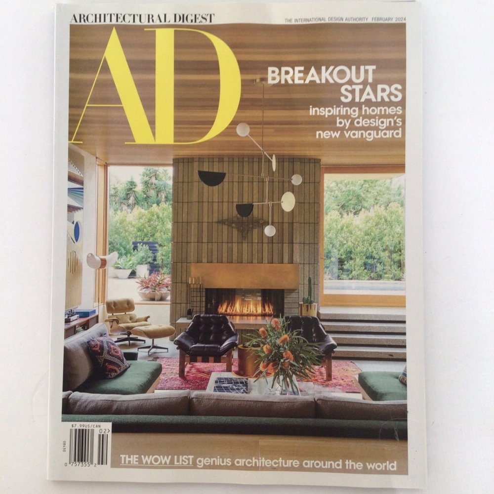 ARCHITECTURAL DIGEST FEBRUARY 2024 MAGAZINE NWT